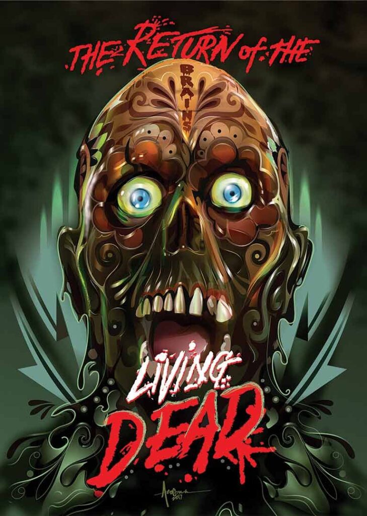 "Return of the Living Dead" Limited Edition, Cover by Orlando Arocena (Widescreen) DVD